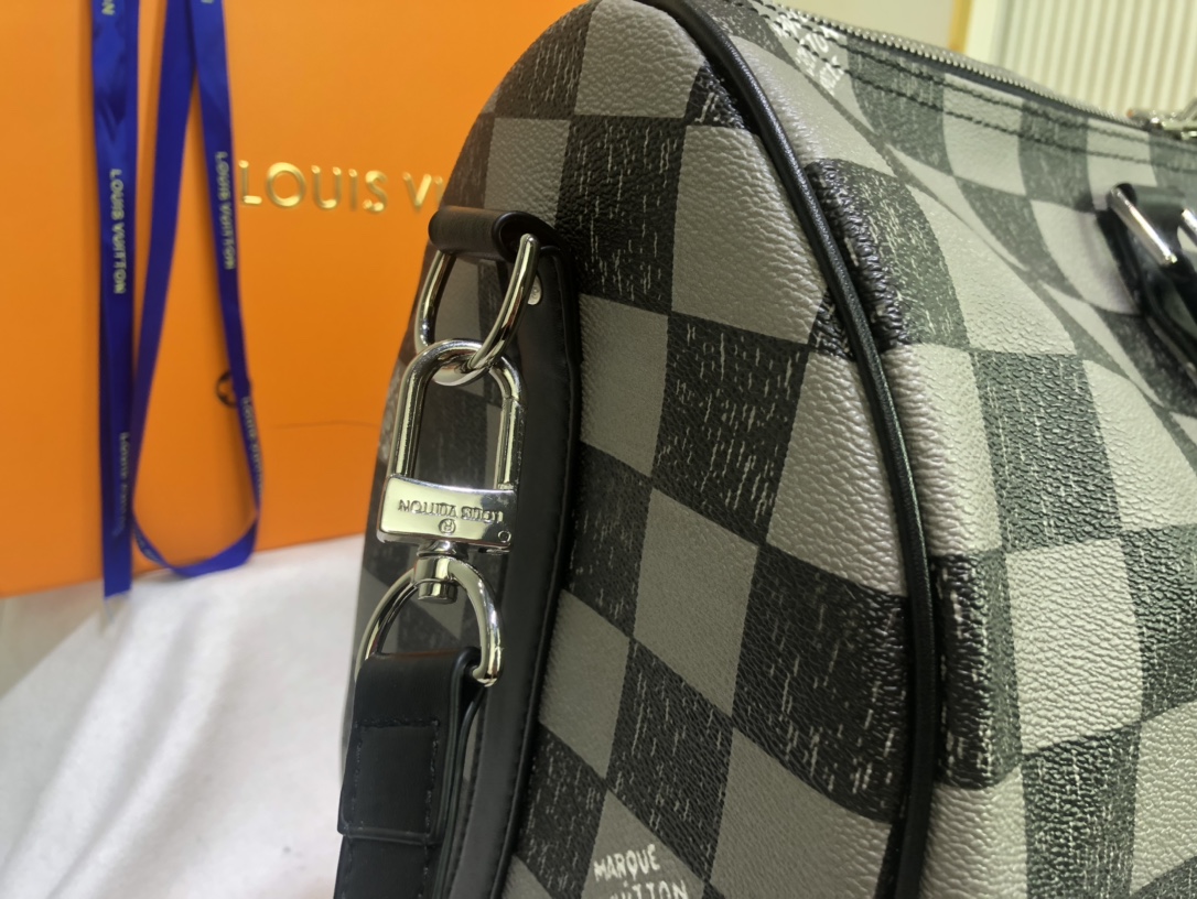 Louis Vuitton Keepall Bandouliere 45 Verde/Negro-8