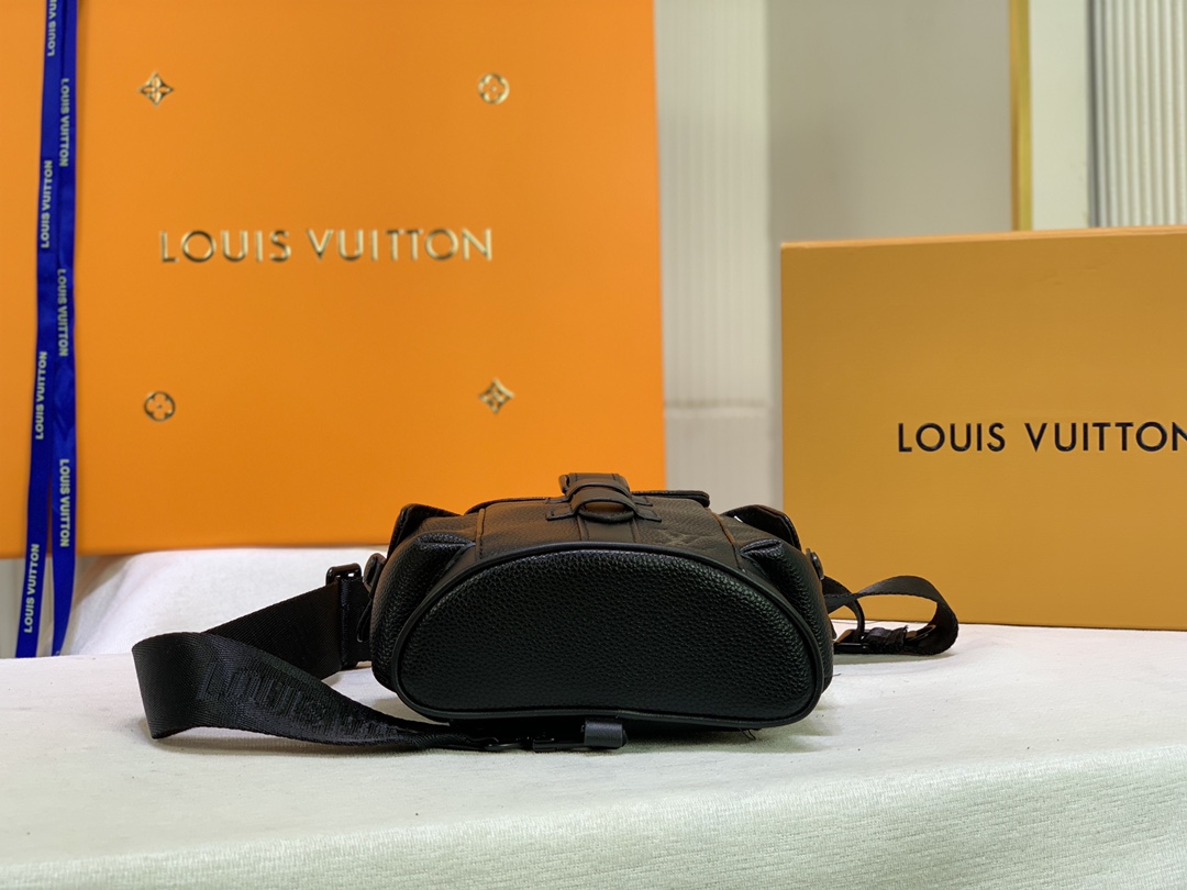 Louis Vuitton Christopher XS negro/azul/blanco-2