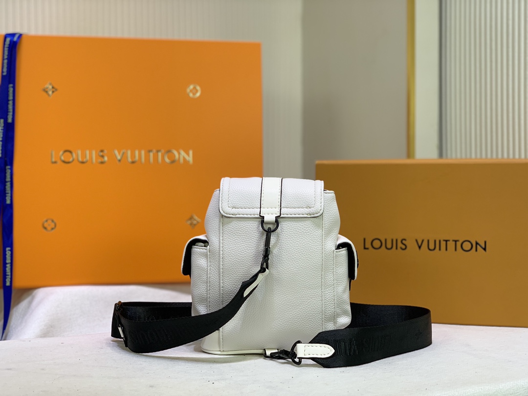 Louis Vuitton Christopher XS negro/azul/blanco-5
