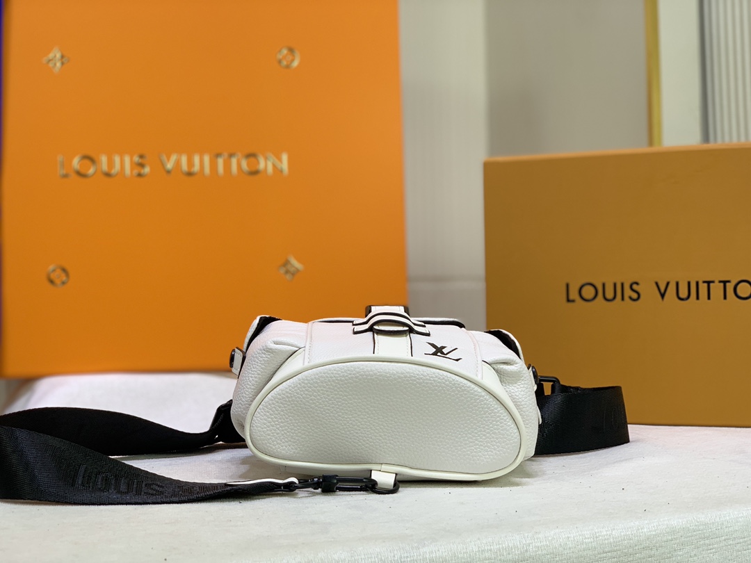 Louis Vuitton Christopher XS negro/azul/blanco-6