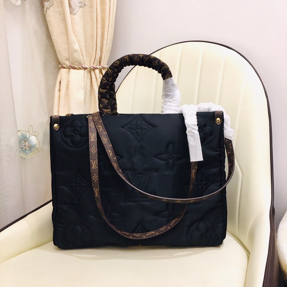 Louis Vuitton Onthego GM Tote Bolsa- Black-1