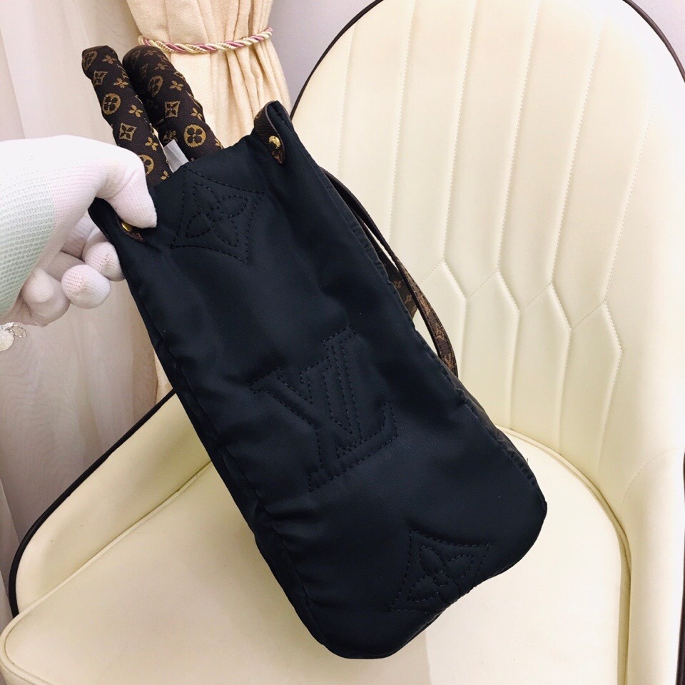 Louis Vuitton Onthego GM Tote Bolsa- Black-3