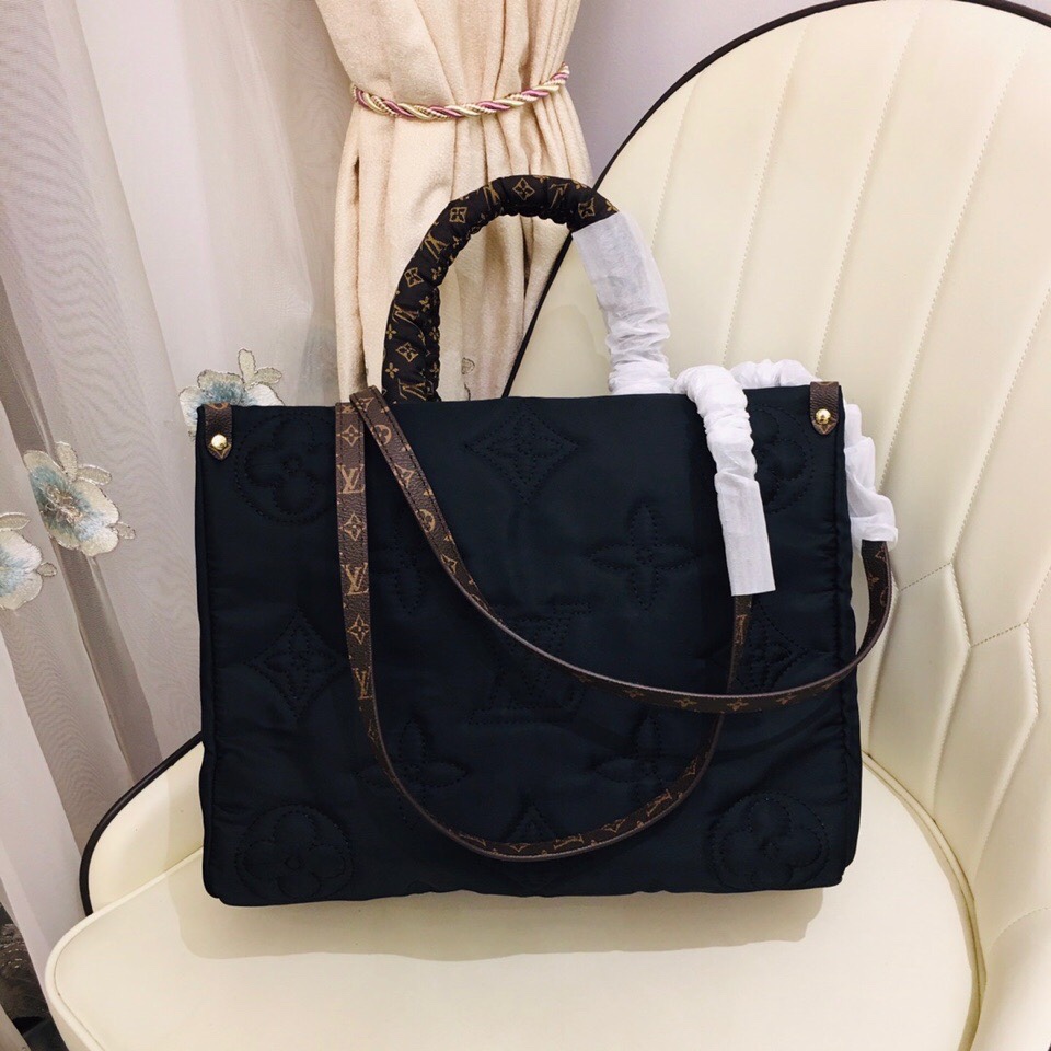 Louis Vuitton Onthego GM Tote Bolsa- Black-4