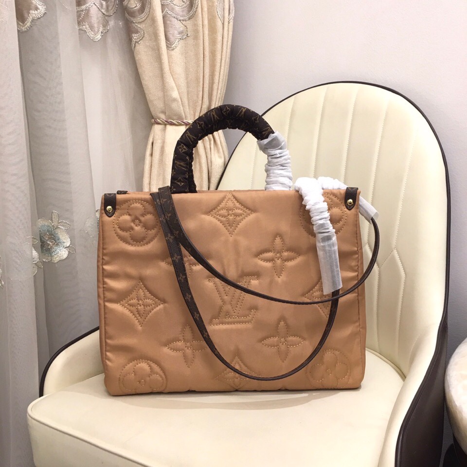Louis Vuitton Onthego GM Tote Bolsa- beige-1