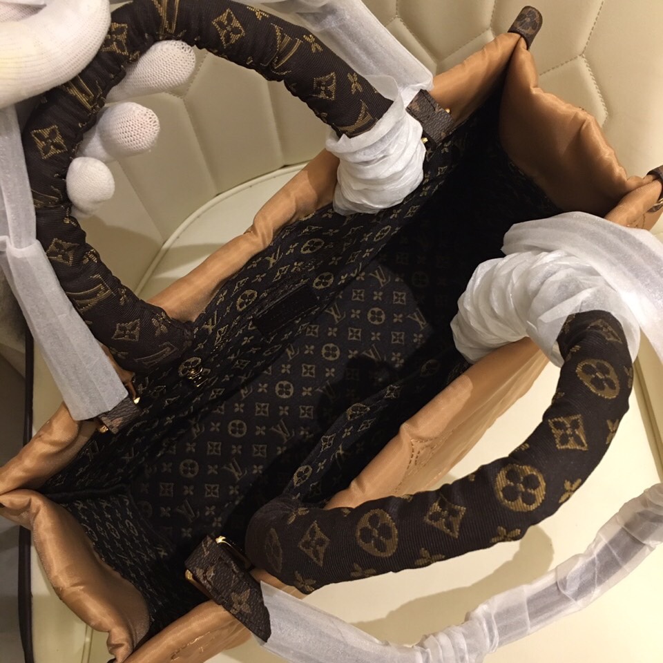 Louis Vuitton Onthego GM Tote Bolsa- beige-6