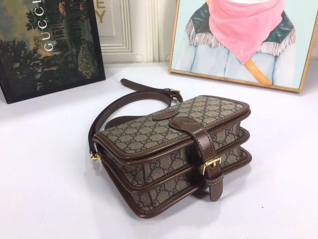 Gucci Mini Shoulder Bolse con entrelazamiento G-3