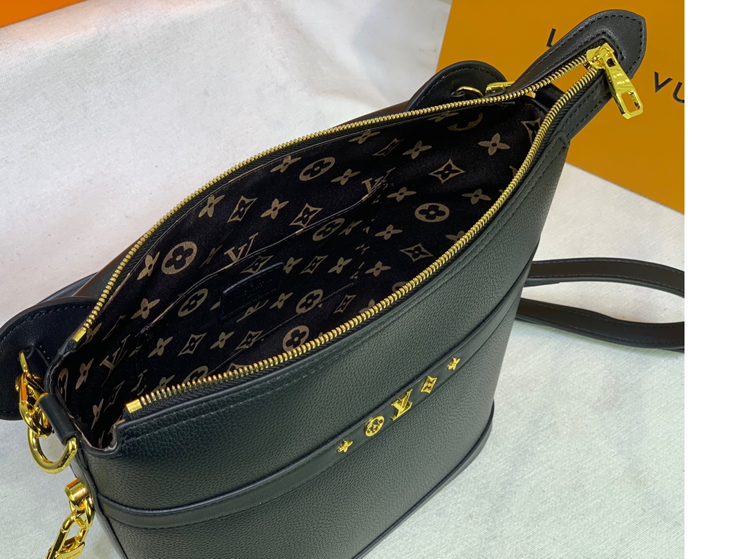 Louis Vuitton Cruiser PM Bolsa Black/White-4