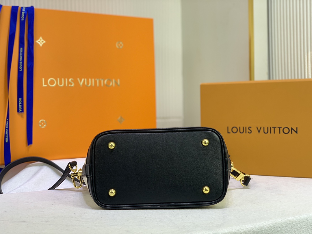 Louis Vuitton Cruiser PM Bolsa Black/White-8