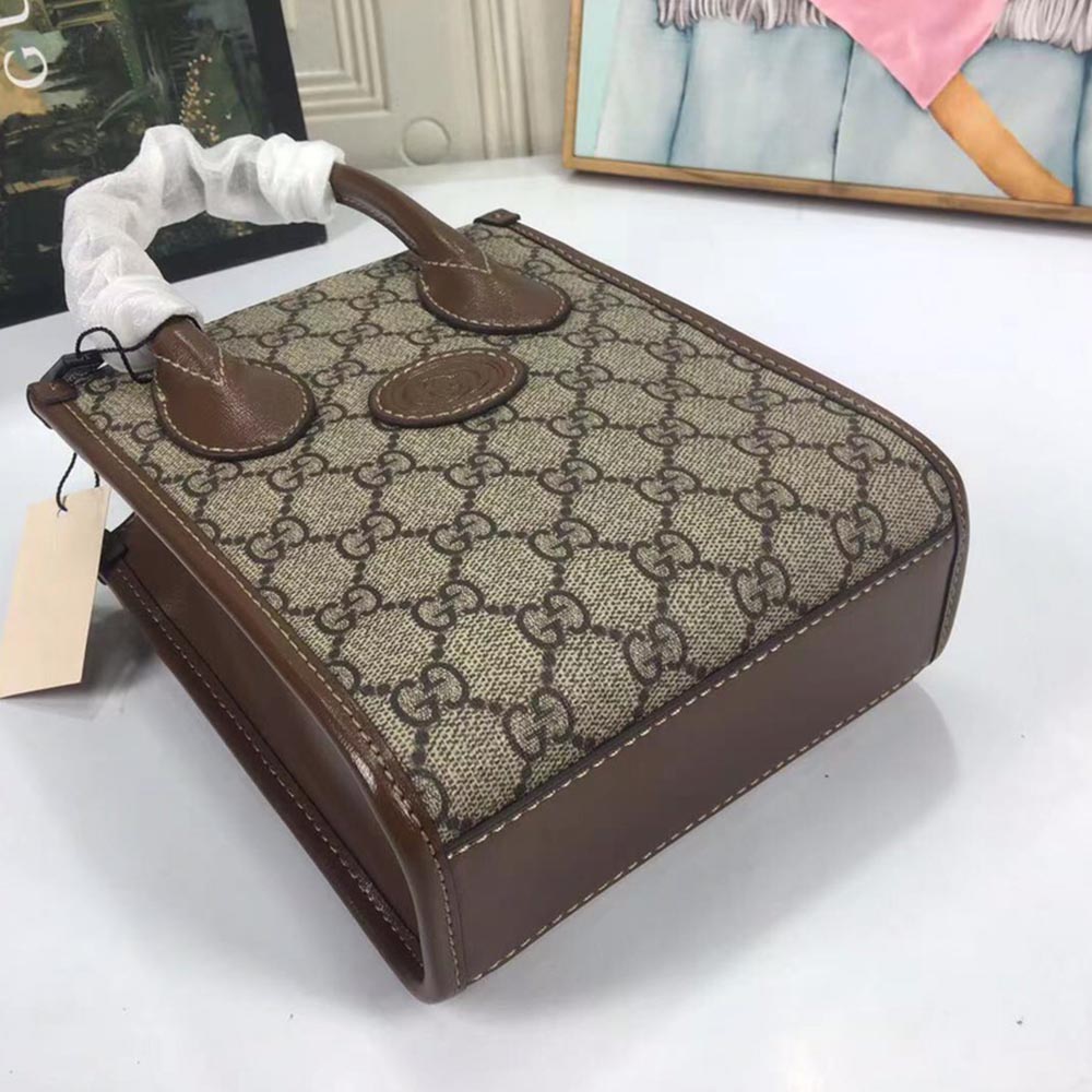 Gucci Mini Tote Bolsa con enclavamiento G 671623-2