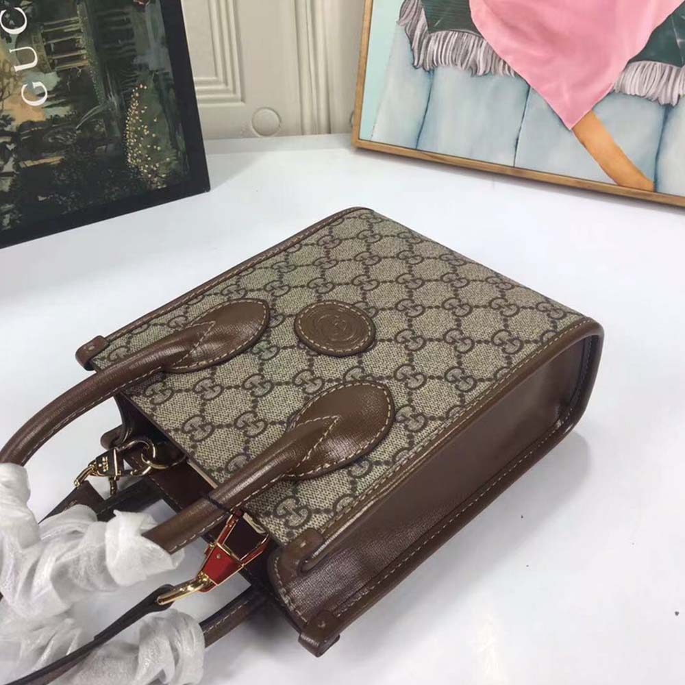Gucci Mini Tote Bolsa con enclavamiento G 671623-4