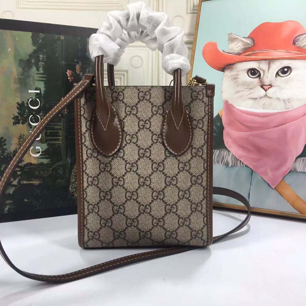 Gucci Mini Tote Bolsa con enclavamiento G 671623-5