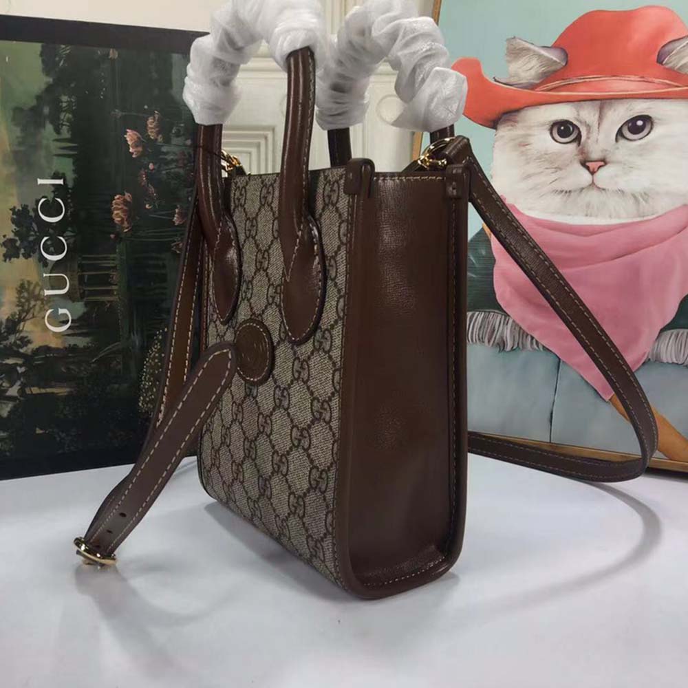 Gucci Mini Tote Bolsa con enclavamiento G 671623-6