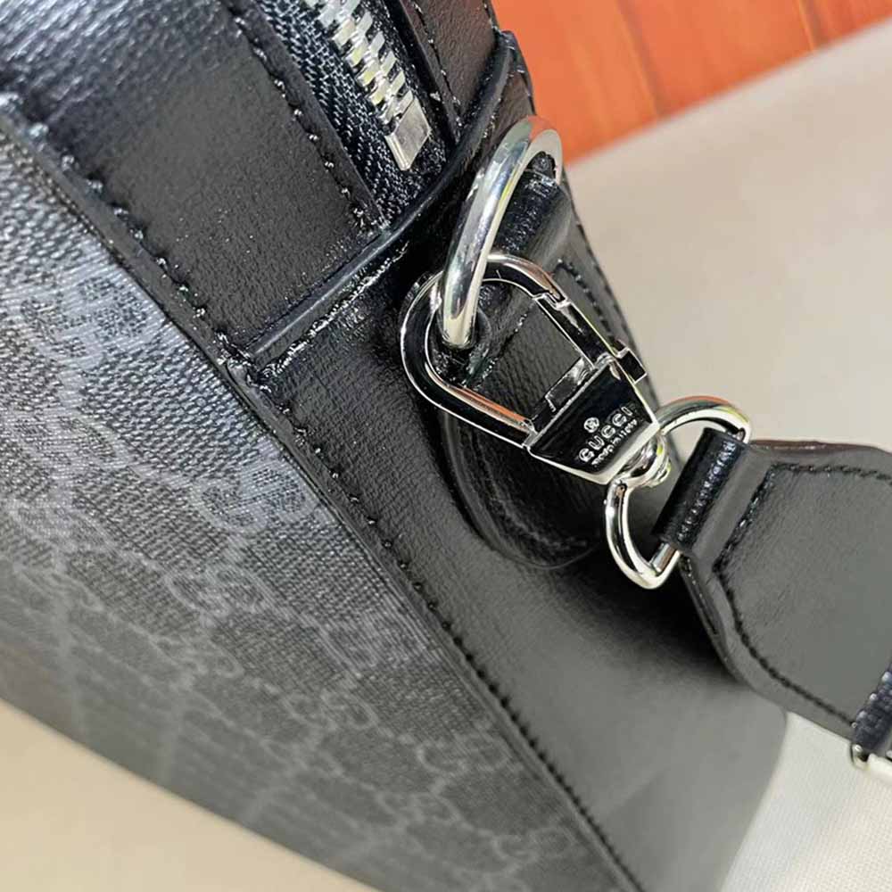 Caso comercial de Gucci con entrelazado G Black/Gray 674140-10