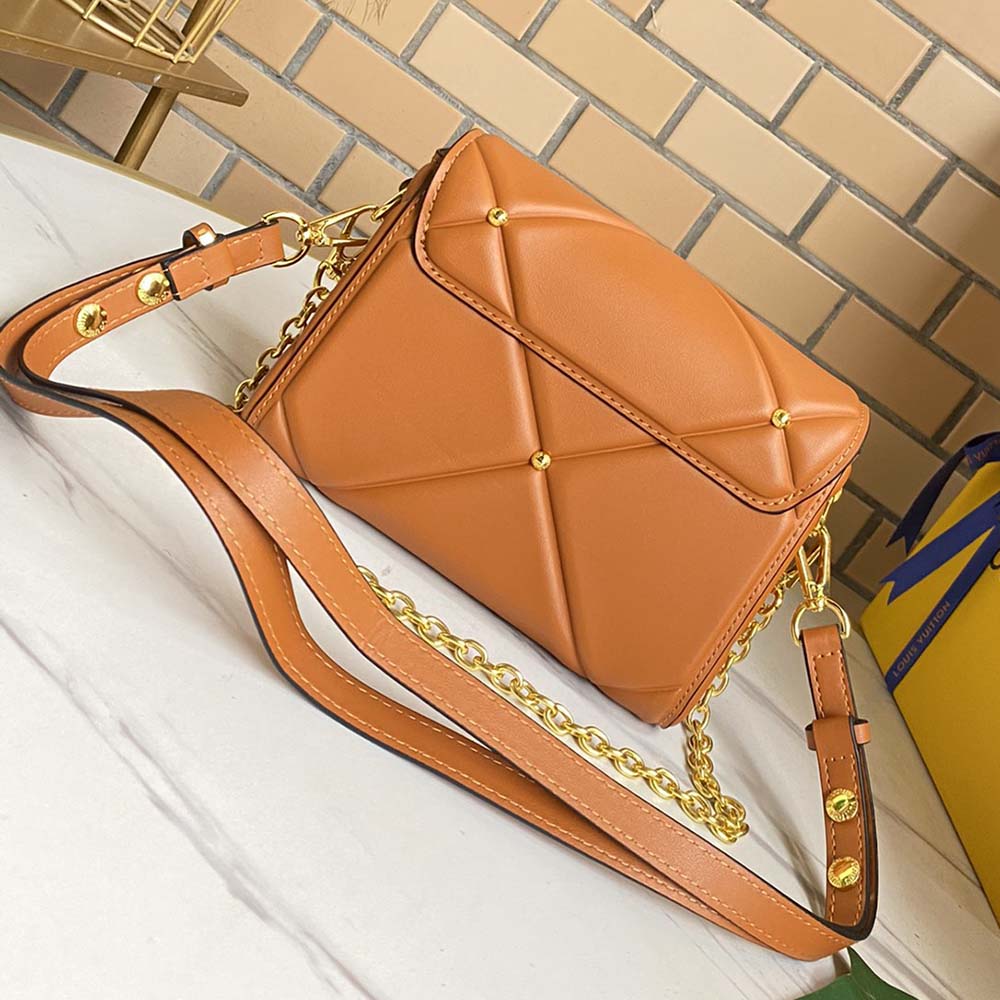 Louis Vuitton Twist PM- Negro/marrón/blanco-7