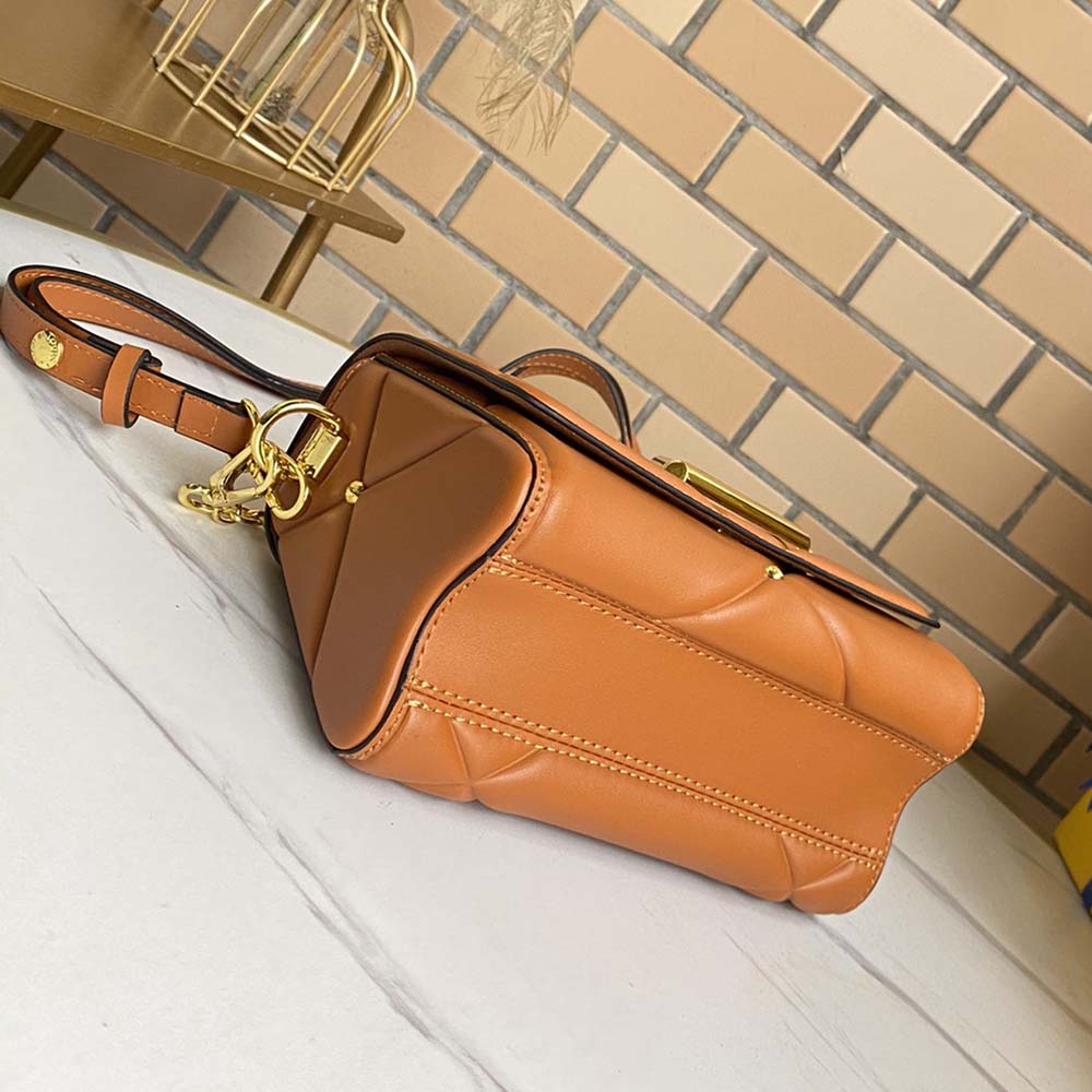 Louis Vuitton Twist PM- Negro/marrón/blanco-8