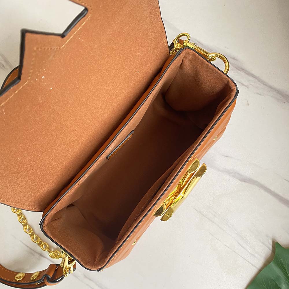 Louis Vuitton Twist PM- Negro/marrón/blanco-9