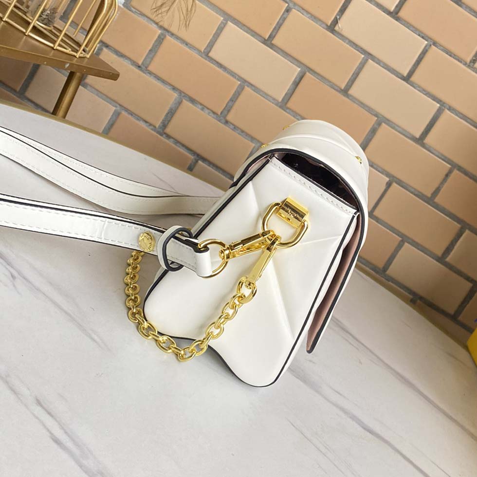 Louis Vuitton Twist PM- Negro/marrón/blanco-11