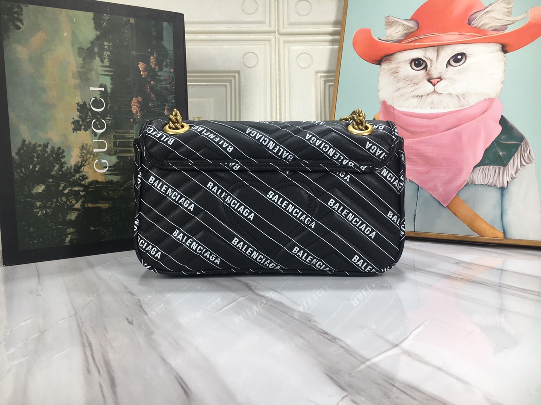 Gucci The Hacker Project Small Double G Marmont Bolsa-1