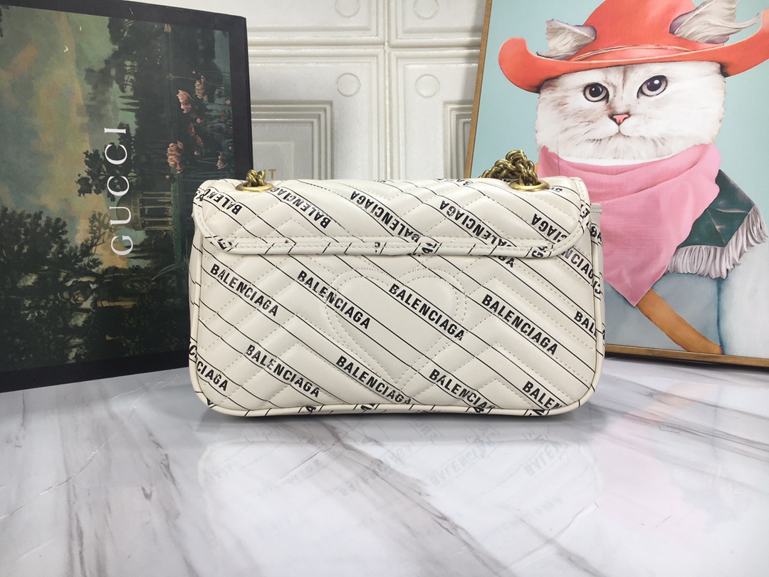 Gucci The Hacker Project Small Double G Marmont Bolsa-7