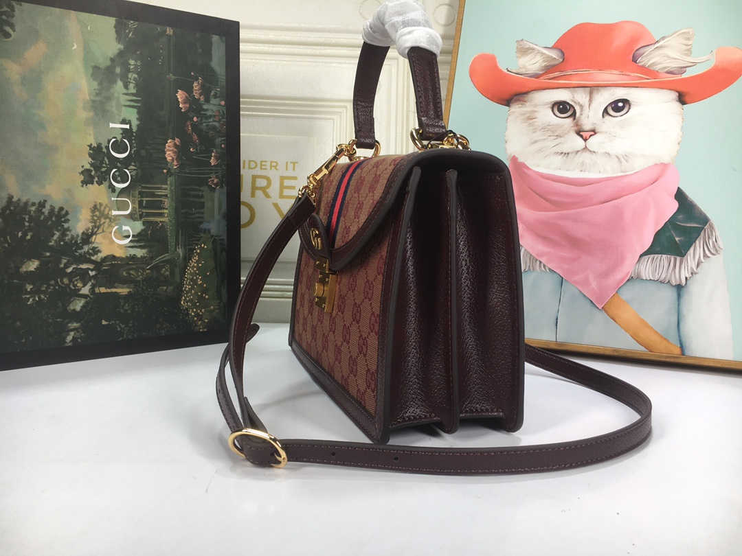 Gucci Ophidia Small Top Many Bolsa con Web 651055-2