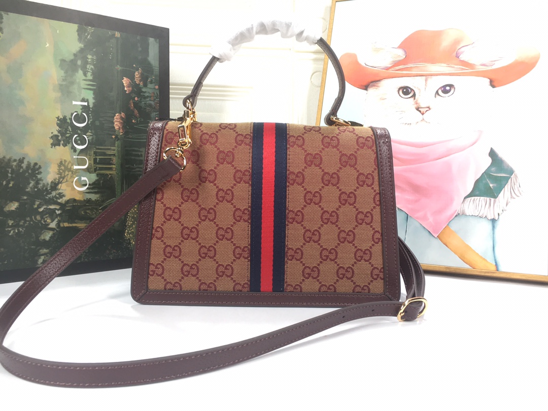 Gucci Ophidia Small Top Many Bolsa con Web 651055-3
