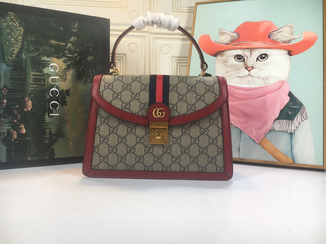 Gucci Ophidia Small Top Many Bolsa con Web 651055-9