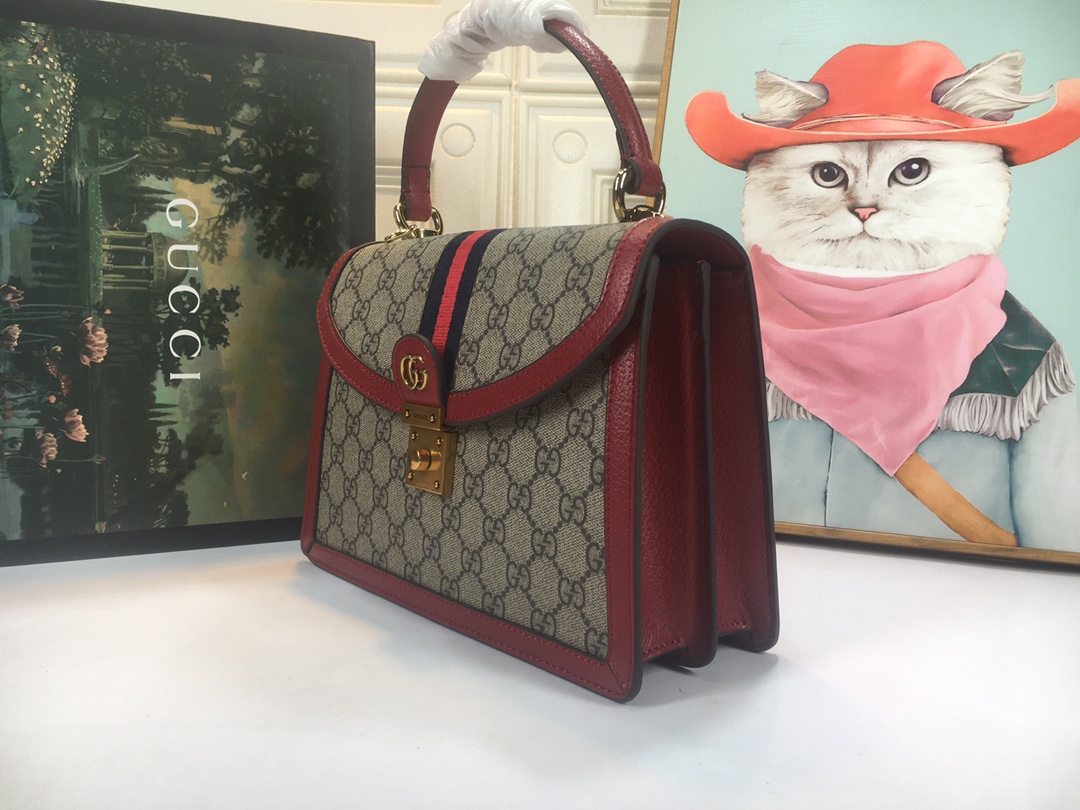 Gucci Ophidia Small Top Many Bolsa con Web 651055-11