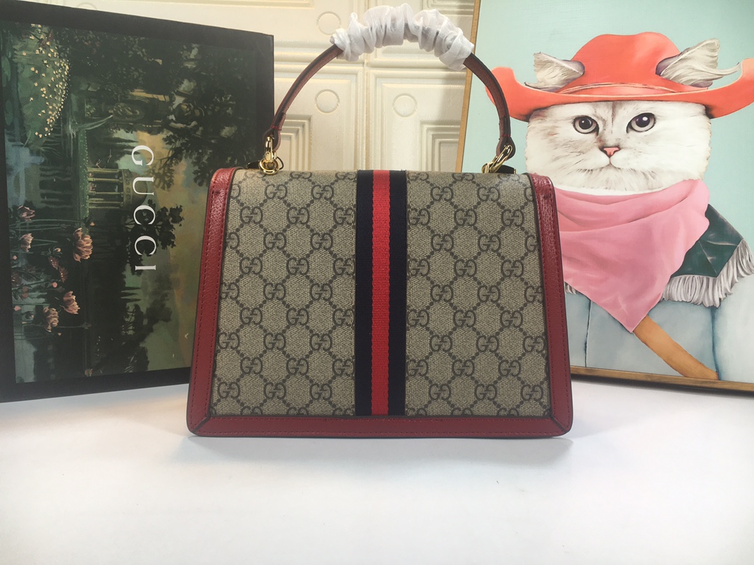 Gucci Ophidia Small Top Many Bolsa con Web 651055-12