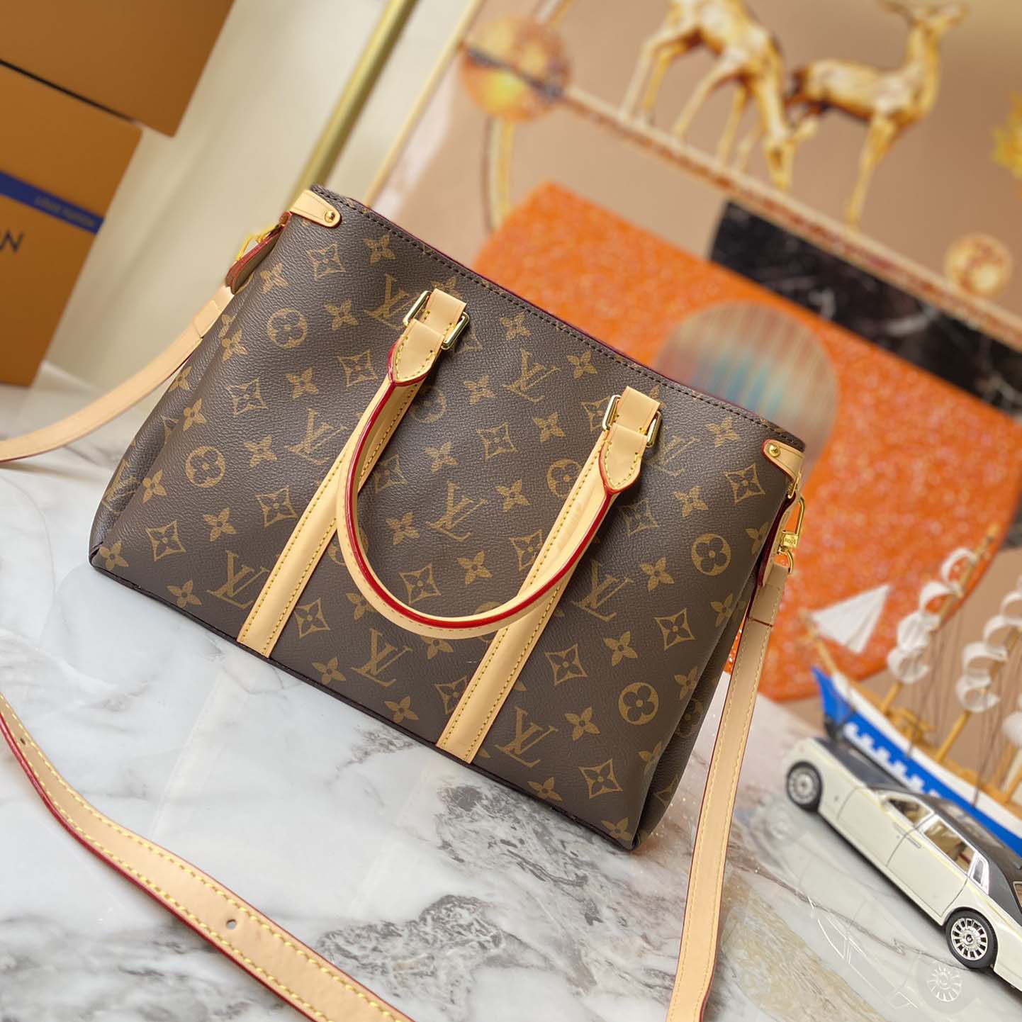 Louis Vuitton Monogram Canvas Soufflot MM-3