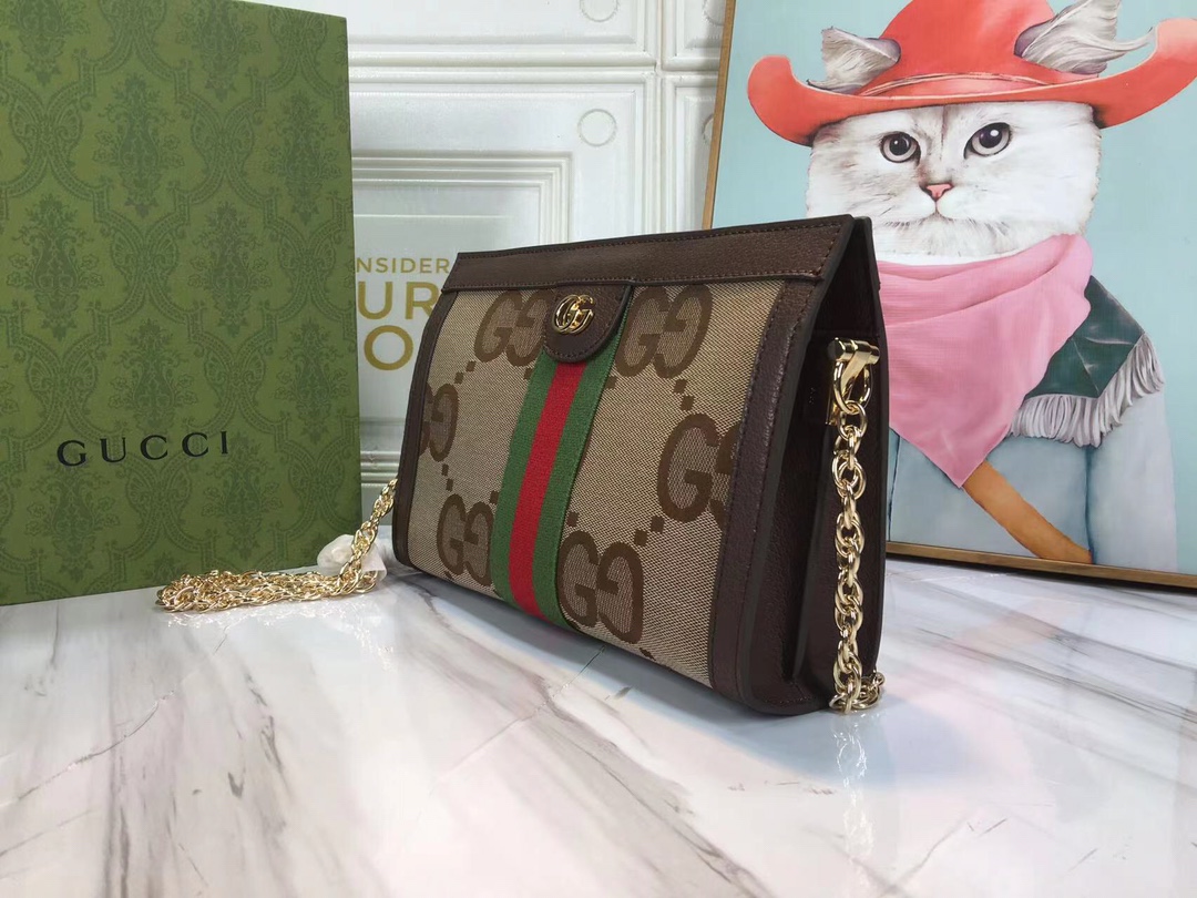 Gucci Ophidia Doble G Bolsa de hombro pequeño-1