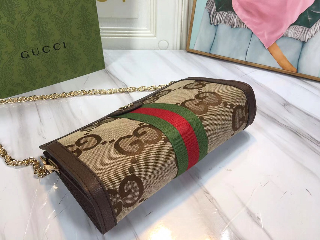 Gucci Ophidia Doble G Bolsa de hombro pequeño-4
