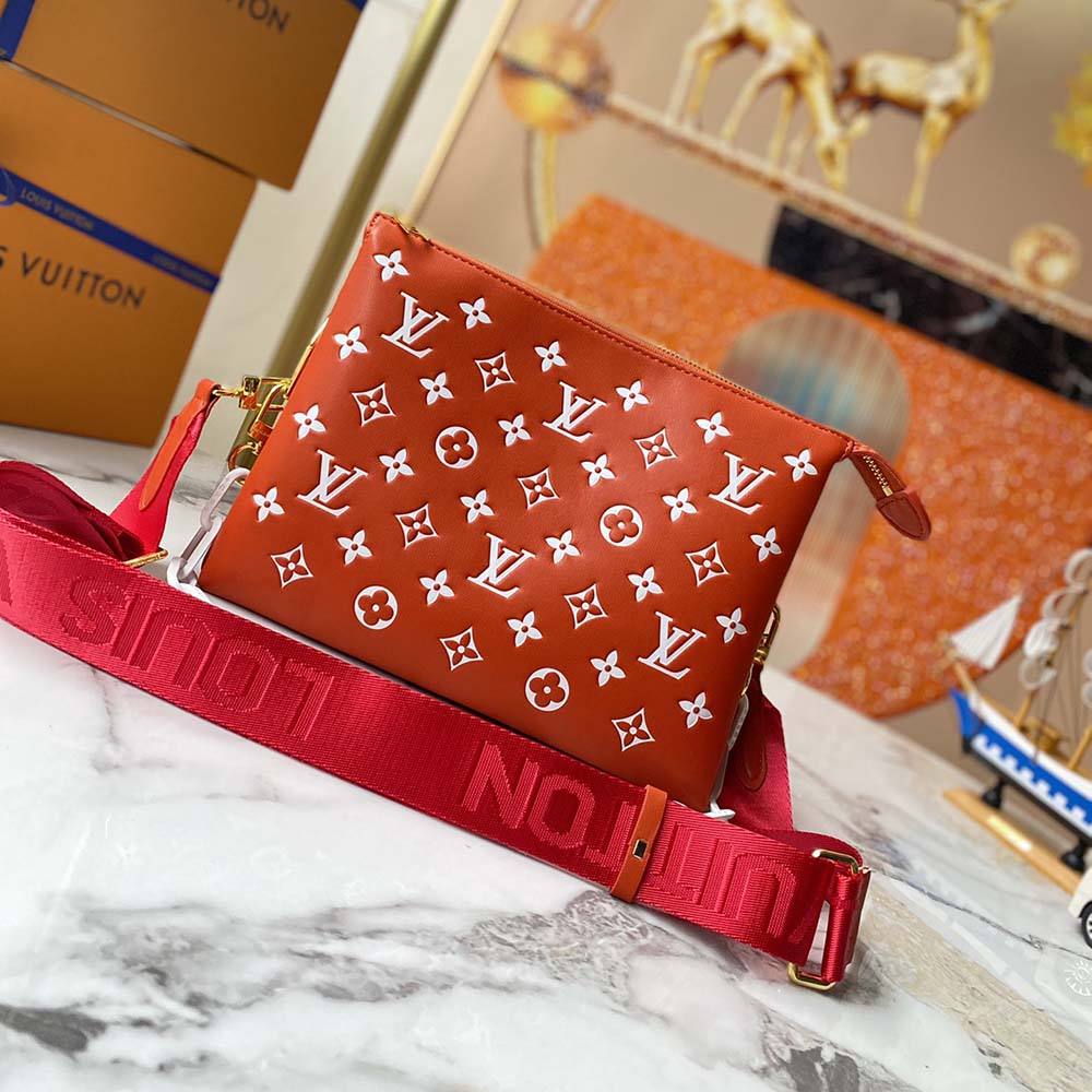 Louis Vuitton Coussin PM HandBolsa- Rojo/Amarillo-2