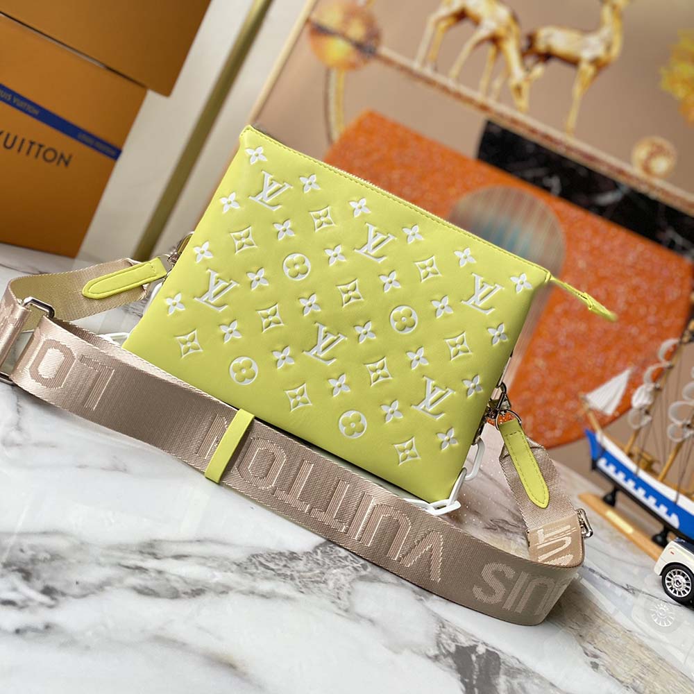 Louis Vuitton Coussin PM HandBolsa- Rojo/Amarillo-7