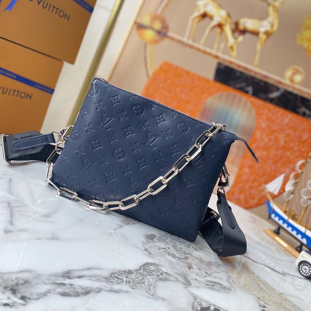 Louis Vuitton Coussin PM HandBolsa- Navy/Amarillo-1