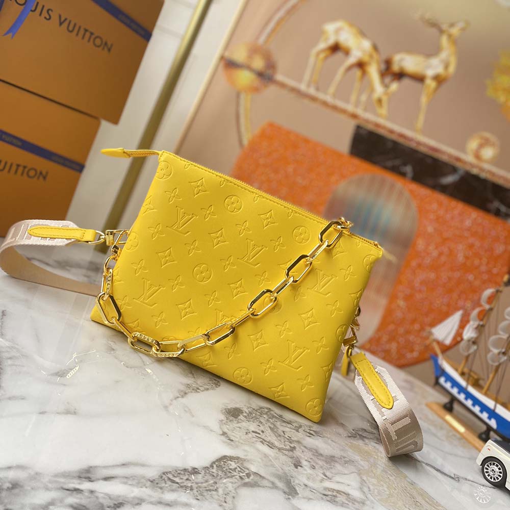 Louis Vuitton Coussin PM HandBolsa- Navy/Amarillo-6