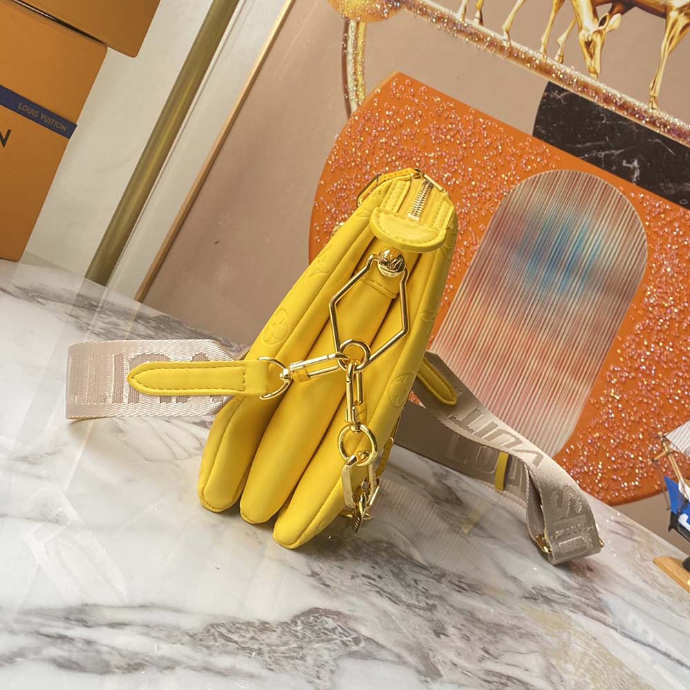 Louis Vuitton Coussin PM HandBolsa- Navy/Amarillo-7
