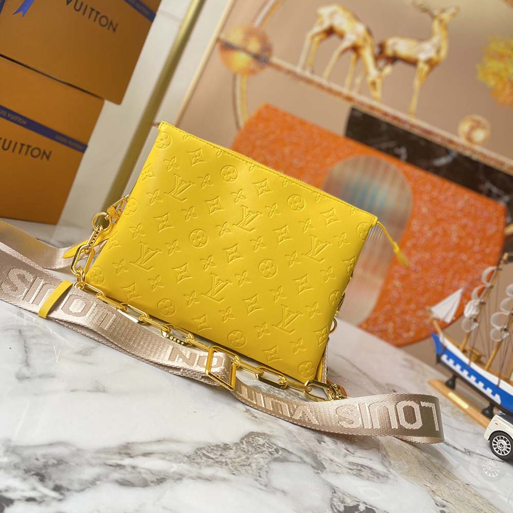Louis Vuitton Coussin PM HandBolsa- Navy/Amarillo-8