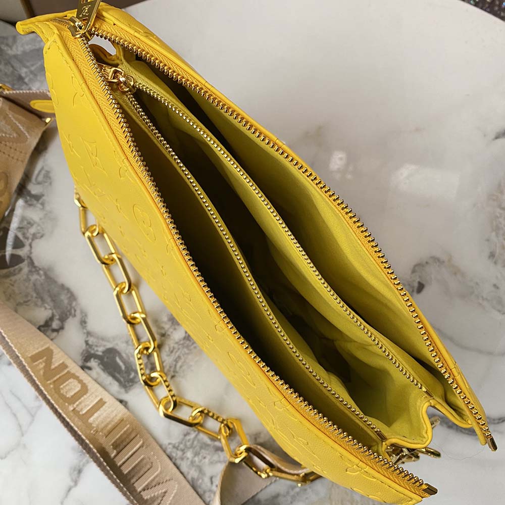 Louis Vuitton Coussin PM HandBolsa- Navy/Amarillo-10