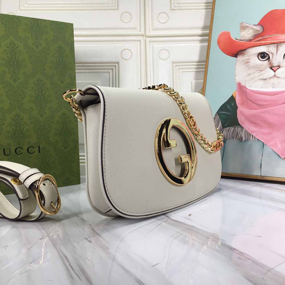 Bolso de hombro Blondie Gucci negro/blanco-9