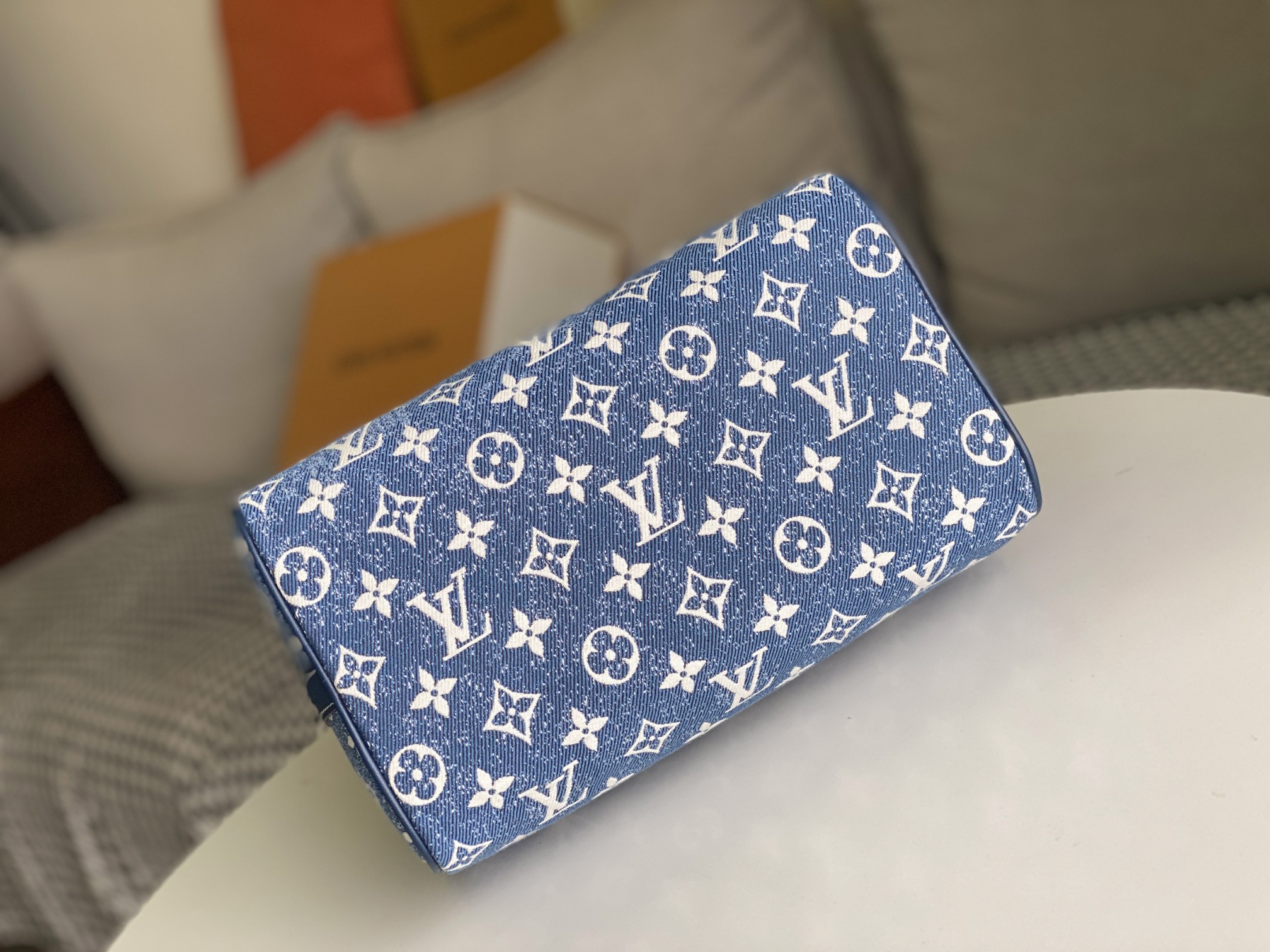 Louis Vuitton denim veloz bandouliere 25 bolso-2