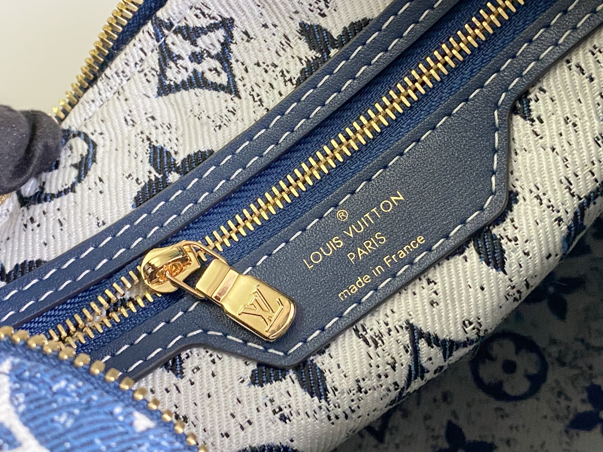 Louis Vuitton denim veloz bandouliere 25 bolso-7