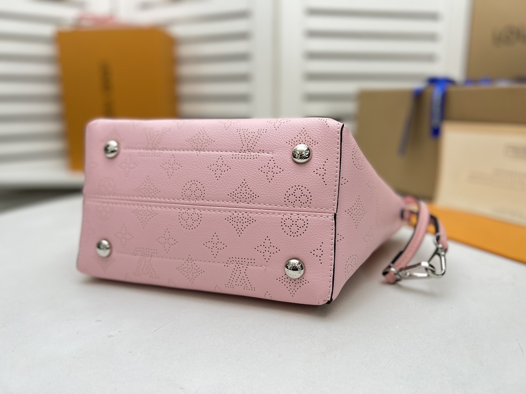 Louis Vuitton Hina PM- Beige/Pink/White-8