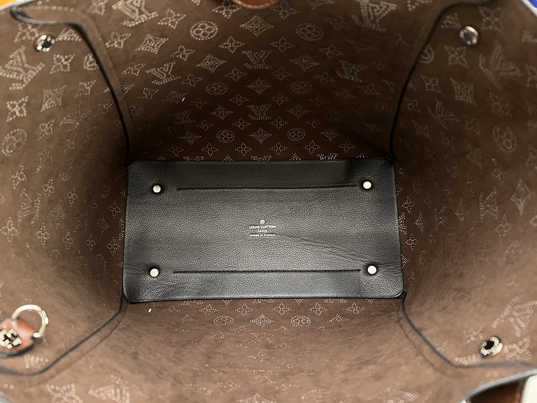Louis Vuitton Hina MM- Negro/Beige/Pink/White-4