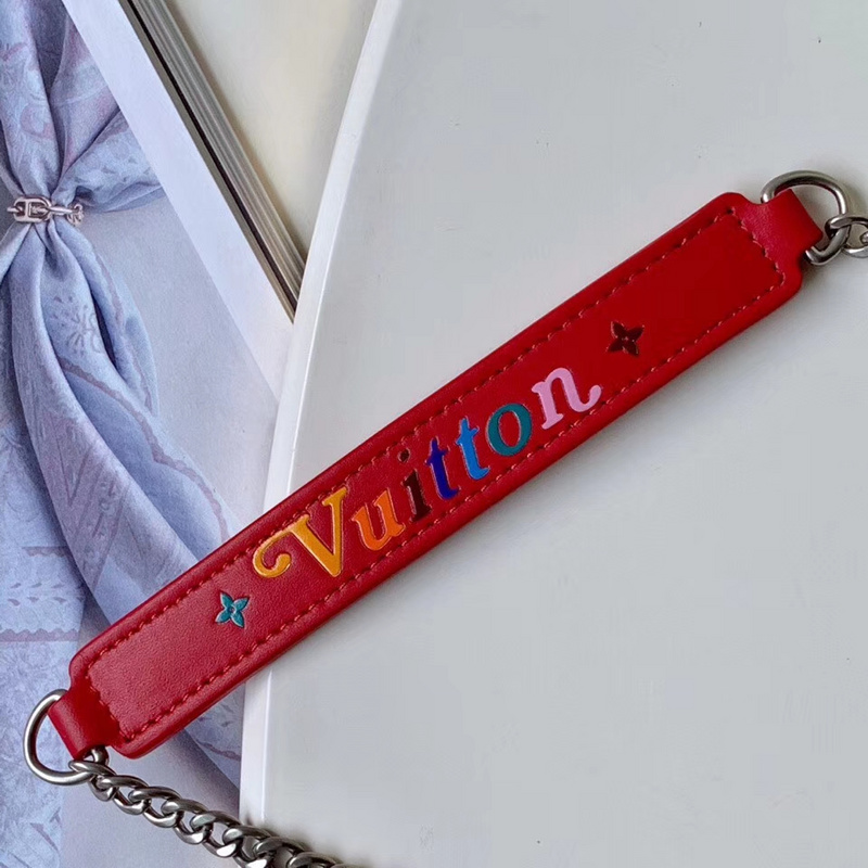 Louis Vuitton New Wave Chain Pochette-M63956 Red-4