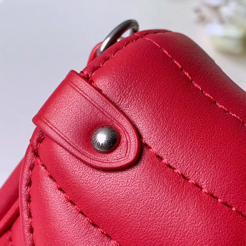 Louis Vuitton New Wave Chain Pochette-M63956 Red-6