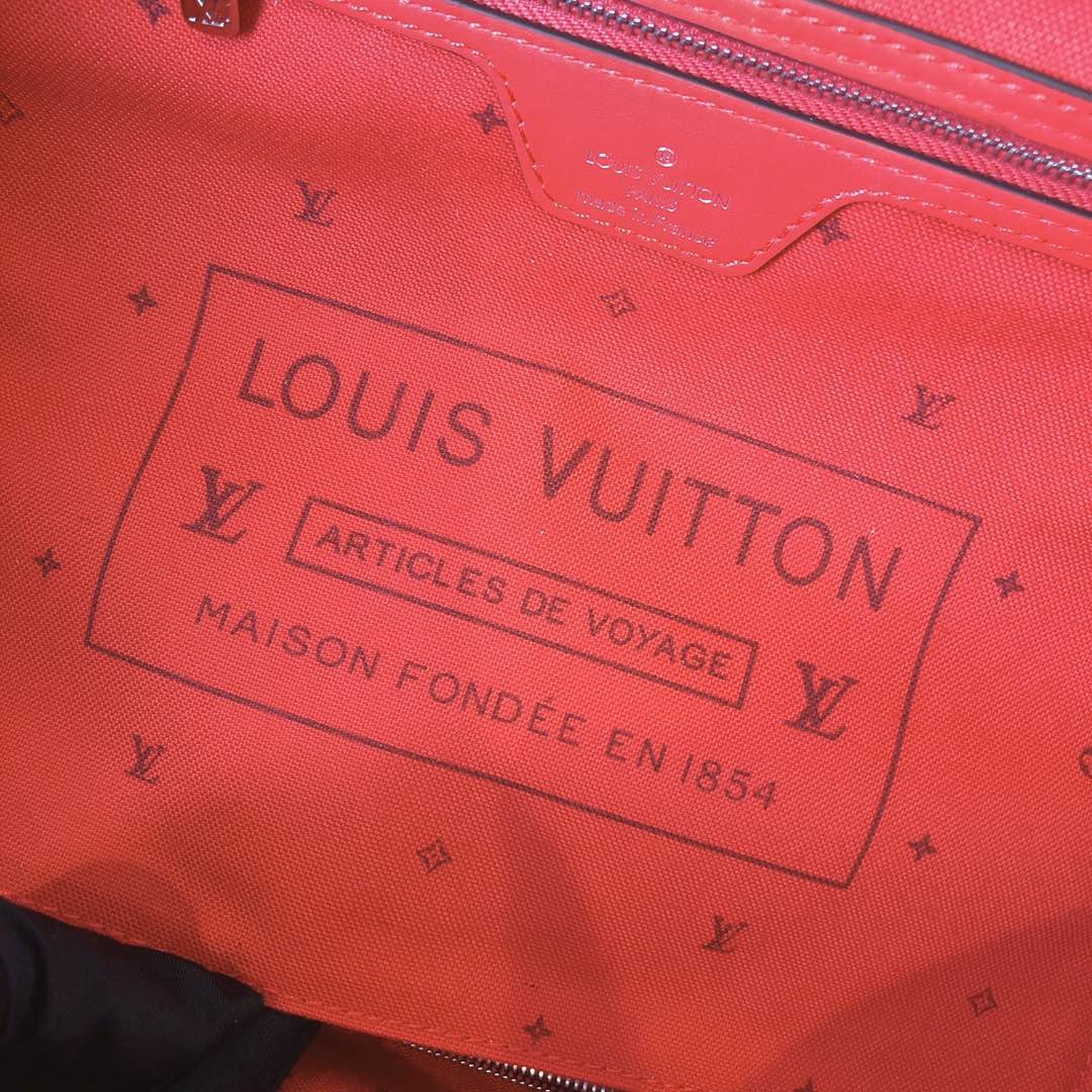 Louis Vuitton Escale Neverfull MM M45127 Pink/Blue/Red-5