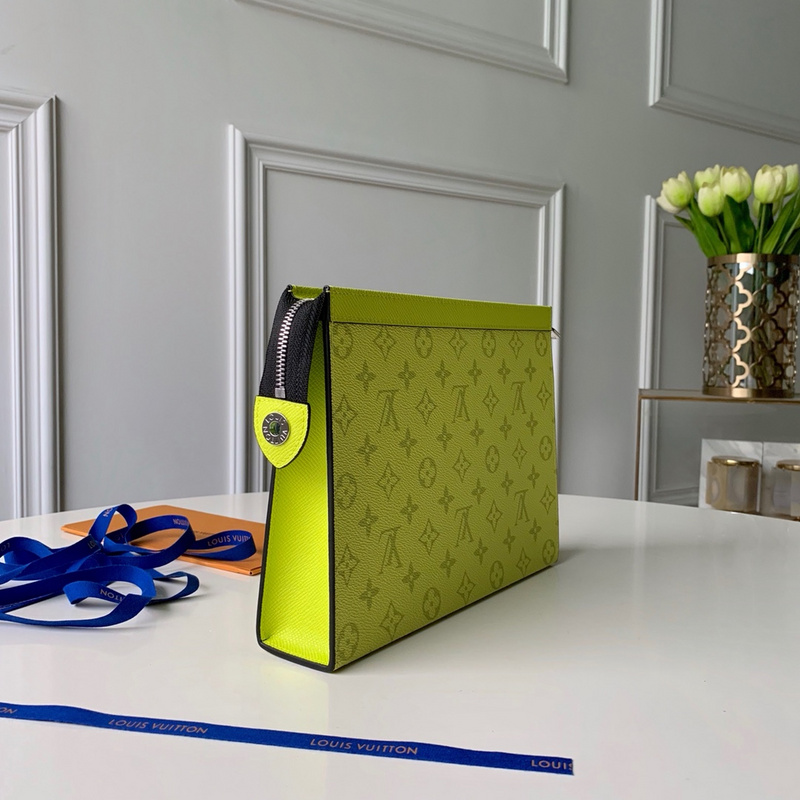 Louis Vuitton Pochette Voyage MM Amarillo/Blanco-1