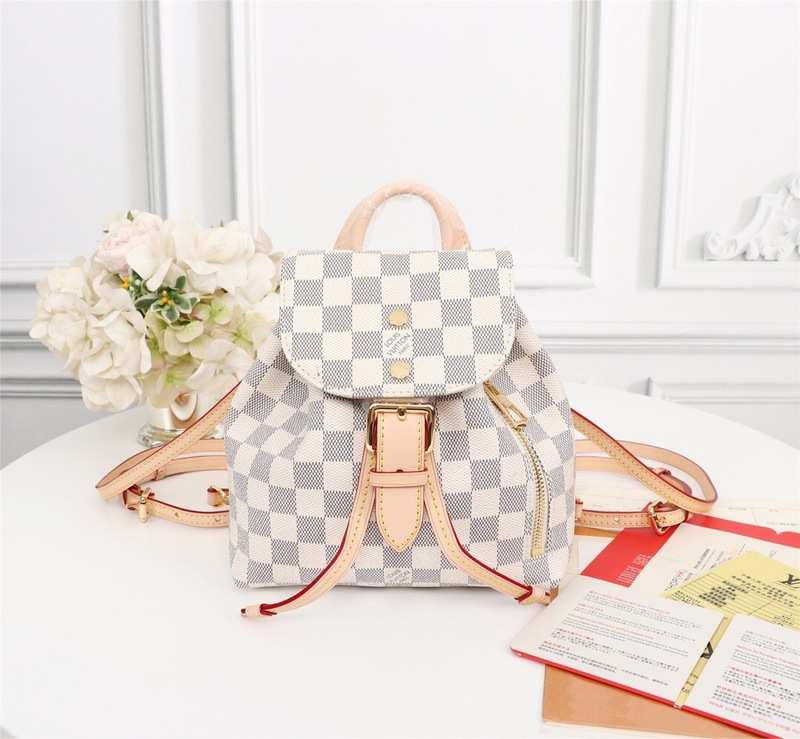 Louis Vuitton Sperone BB N44026 Negro/Blanco-5