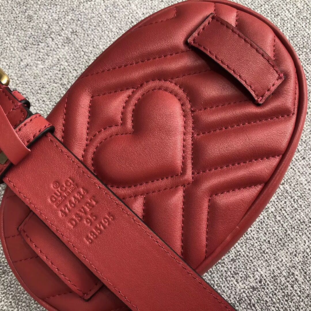 Bolsa de cuero de Gucci Marmont Matelasse-1