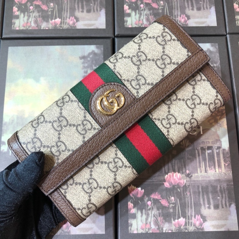 Gucci aaa-Ofidia billetera continental beige-1